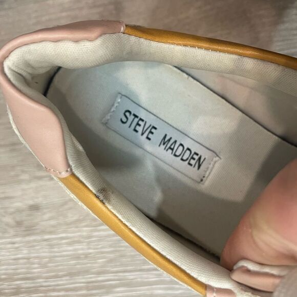 Steve Madden Womens Memory Pink / Multicolored Shoes 39 - Picture 6 of 8